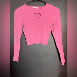 Pink Valentine’s Day special pacsun heart shirt size xs